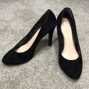 Jessica Simpson suede heels- like new!
